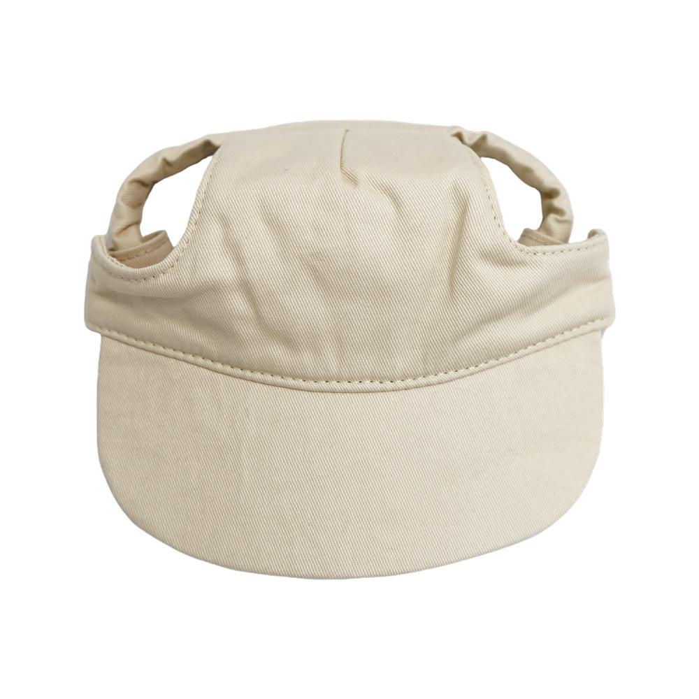 Premium Canvas Dog Baseball Cap Adjustable Pet Hat With Ear Holes Novelty Visor for Outdoor Sports Summer Winter Support Custom