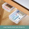 Under Desk Drawer Storage Organizer Multifunctional Large Capacity Storage Box Strong Adhesive Table Shelf