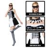Women’s Clown Devious Jester Halloween Costume Twisted Clown Lady Sexy Circus Doll Dress
