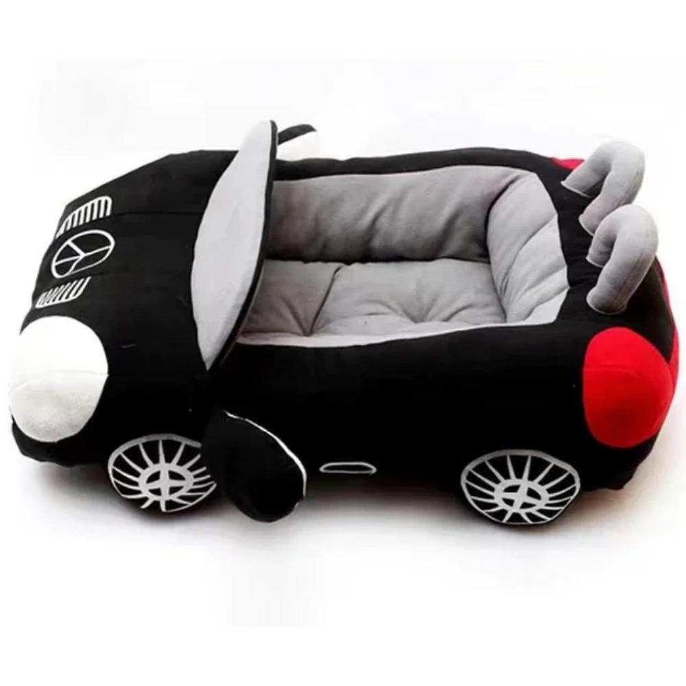 

70x50 см в форме автомобиля роскошная кровать для собак и кошек теплая плюшевая игрушка для домашних животных теплый диван гнездо для щенков подушка для котят зимняя модная мягкая будка с ковриком 40x33x15cm