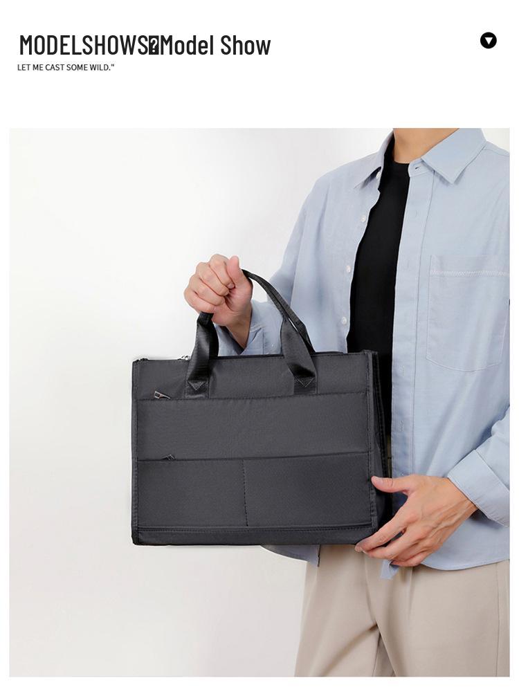 Unisex Business Briefcase - Large A4 Document & Textbook Handbag