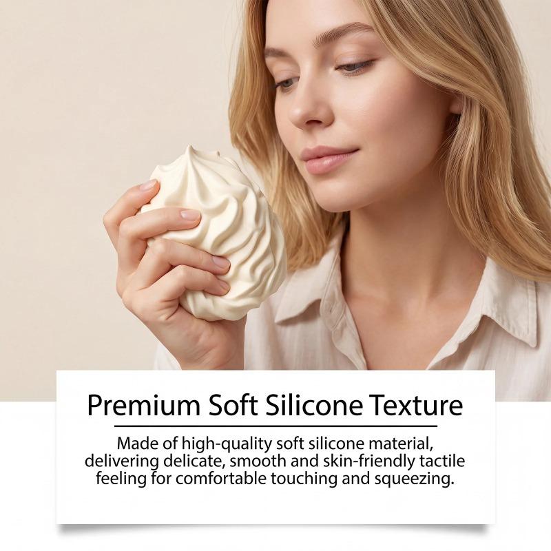 1PC Simulated Dessert Cream Roll Slow Rebound Squeezing Toy Sensory Squeezing Toy Slow Rebound Relieve Stress Gift