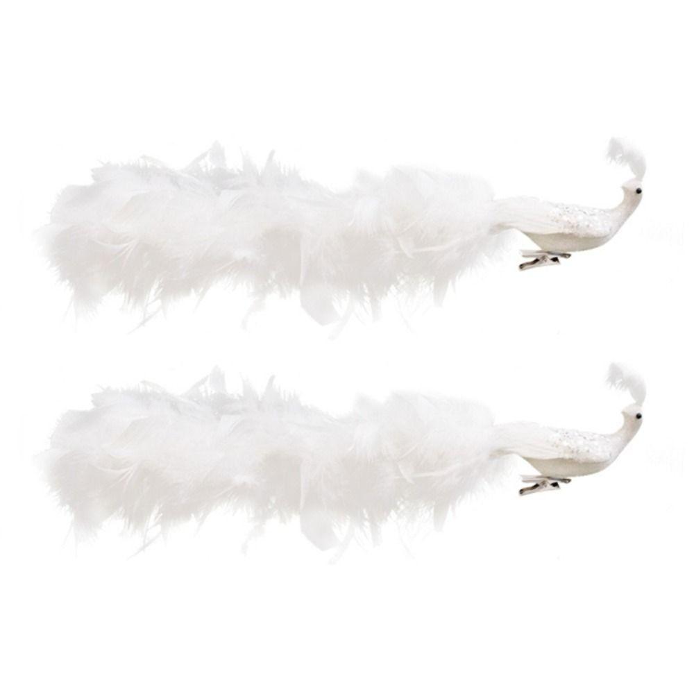 Cartoon Christmas Feathered Birds Realistic Christmas Tree Decoration  Christmas