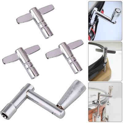 Drum Key Chrome-plated Steel Motion Speed Key T Style
