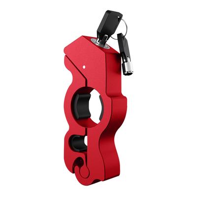 CMD Motorcycle Brake Handlebar Universal for Easy Motorcycle Disc Lock Lock, Lock, Anti-Theft Lock, Mopeds, Installation, Accessories, (Red)