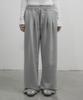 CHICKS Muir Double-Pleat Wide Pants Melange