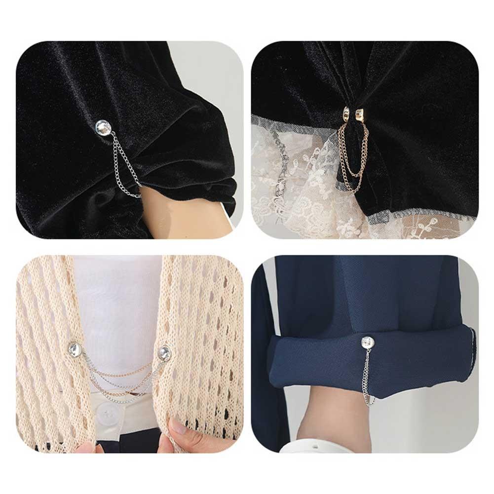 Adjustable Fabric Holder Magnetic Clothing Clips T-Shirt Shortening Tool
