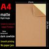 A4 Glossy/Matte Color Self-Adhesive Stickers for Inkjet & Laser Printing
