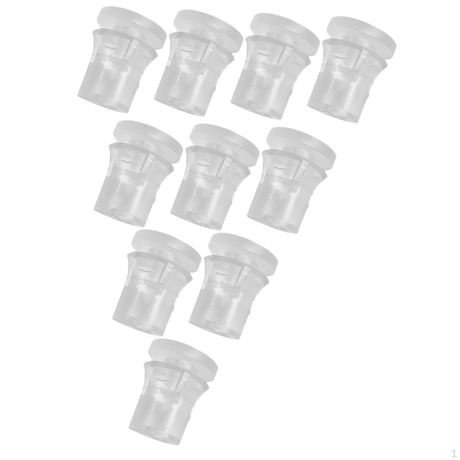 

10 Прозрачных рекламных разделителей с винтами, Настенные, для Дисплеев, Торговых центров, Бизнеса, 2cmx2cm