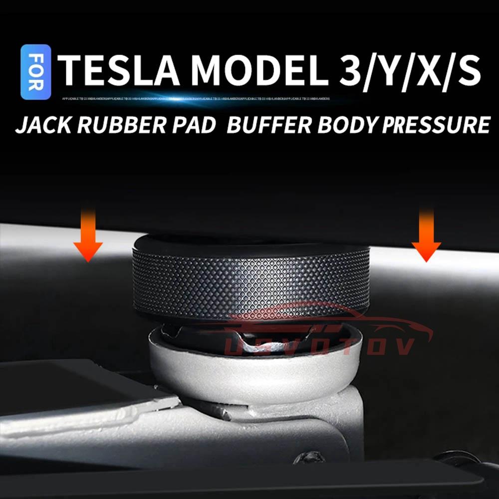 For Tesla Rubber Lifting Jack Pad Adapter Tool for Tesla Model 3/Y/S/X 2017-2025 Accessories Tire Repair Tool Lifting Jack Pad
