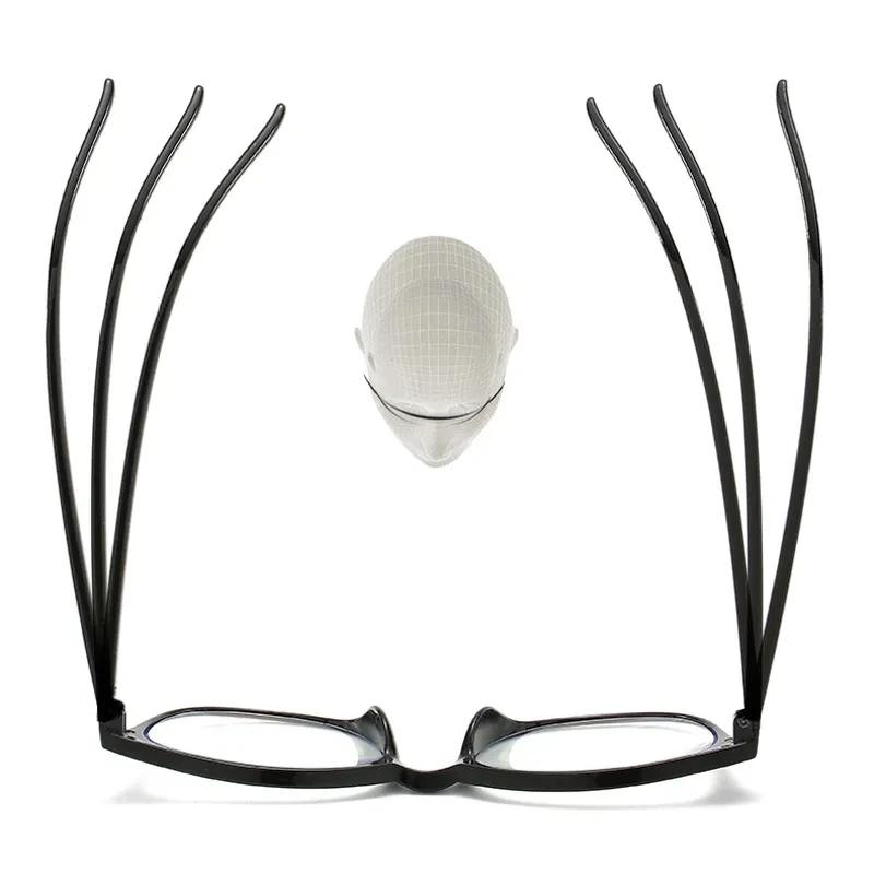New 3 In 1 Progressive Multifocal Reading Glasses For Women  Eyeglasses Easy To Look Far and Near +1.0 To +4.0