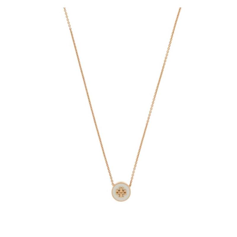 TORY BURCH Original design brass enamel necklace men and women same style couple gold 905490700-gold F золотой