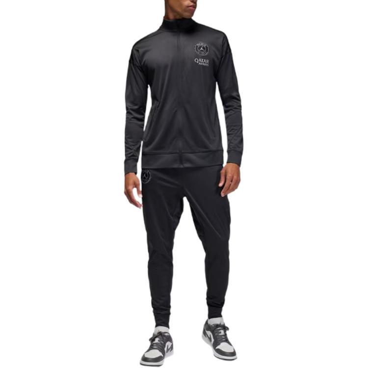 

Jordan Zip Collar Long Sleeve Cuffed Casual Sports Suit Men suits IH0185-045 M