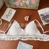 Seaside vacation new sexy vacation top lace-up knitted suspender beach hollow backless tube top short vest