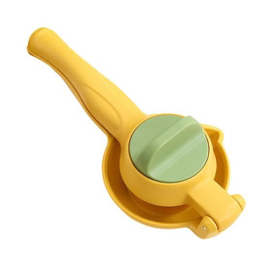 

Manual Citrus Juicer with Long Handle BPA-Free Fruit Press for Lemon Orange Pomegranate Juice Extractor Portable Essential Kitchen Tool for Juicing жовтий