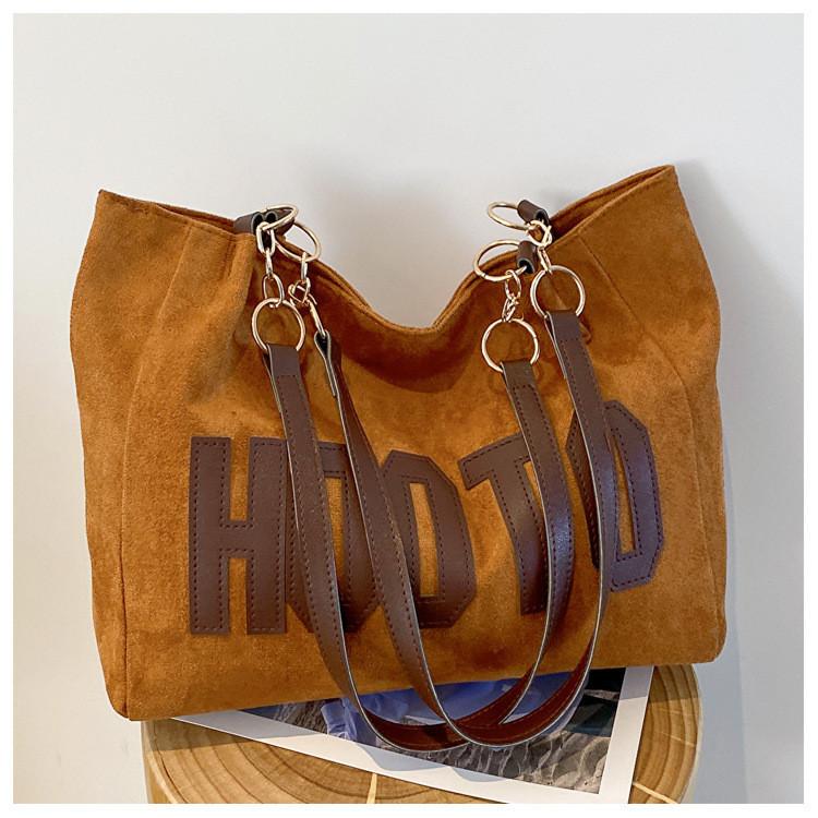 Large Capacity Canvas Tote Bag For College Students Elegant Soft Pu Material Available In Black White Brown And Coffee Colors