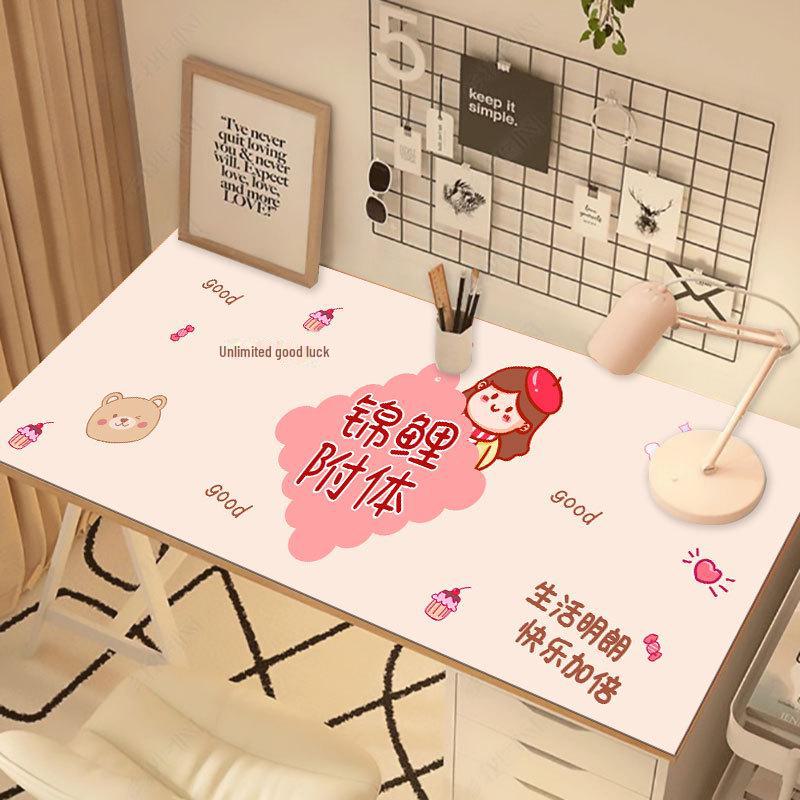 Wasserdichte und ölbeständige Schreibtischunterlage aus PVC – leicht zu reinigende, zuschneidbare Schreibunterlage für Wohnheim oder Büro.