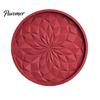 Silicone Coasters for Drinks Coaster Set with Holder, Non Slip Diamond Pattern Drink Anti Pads Cups Glasses, Heat Resistant Table Mat Home Bar Dining