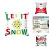 Festive 18 Inch Merry Christmas Cushion Cover Showcasing Cheerful Santa Claus Motif