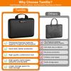 Fireproof Accordion Document Bag: A4 Organizer with Multi-Layer, Portable Design & Password Lock