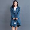 Women's Waterproof Jacket Raincoats Casual Hooded Outdoor Fashion Unisex Long Coat