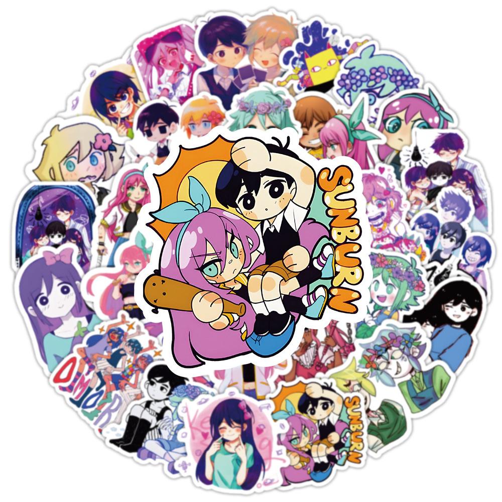 10/30/50pcs Funny Game Omori Anime Stickers Cute Graffiti Decals DIY Suitcase Motorcycle Laptop Waterproof Cool Cartoon Sticker