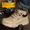 Arbeitsschuhe Herren Stahlkappe Anti-Quetsch-, Durchtrittsichere, Rutschfeste Schutzsicherheitsschuhe