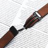 Huawei GT4 Smartwatch Band - Genuine Leather, Folding Magnetic Clasp, Quick Release Silicone Cowhide Strap