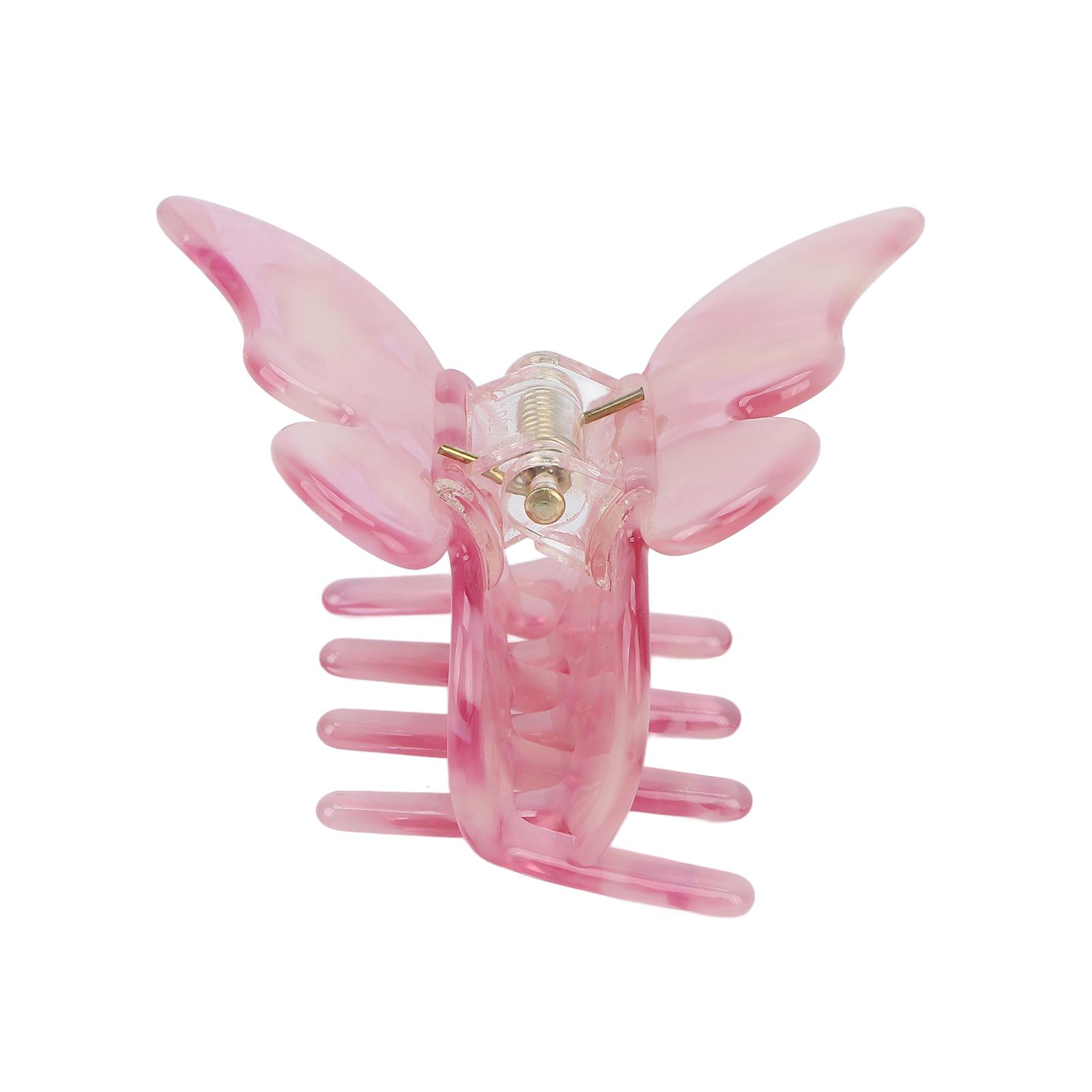 

Маленькие нескользящие заколки-крабики для волос Бабочки из целлюлозного ацетата, аксессуары для волос для женщин фиолетовый