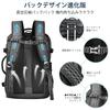 [travel inspira] Vacuum Compression Backpack, 65L Expandable, Carry-On Compatible, Revolutionizing Storage, with TSA Lock & Rescue Whistle,