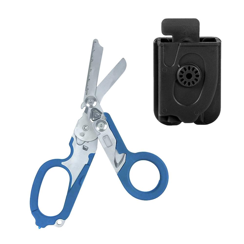 Forbici Raptor in Acciaio Inossidabile 420HC, Pinze Tattiche Multifunzione con Custodia in Kydex