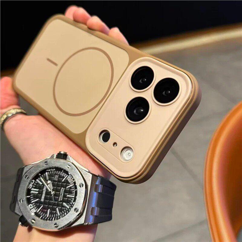 For For Iphone 17 Pro Max for Magnetic Charging Case For For Iphone Air 17 14 1 Plus 12 13 16 Pro Max Lens Film Cover