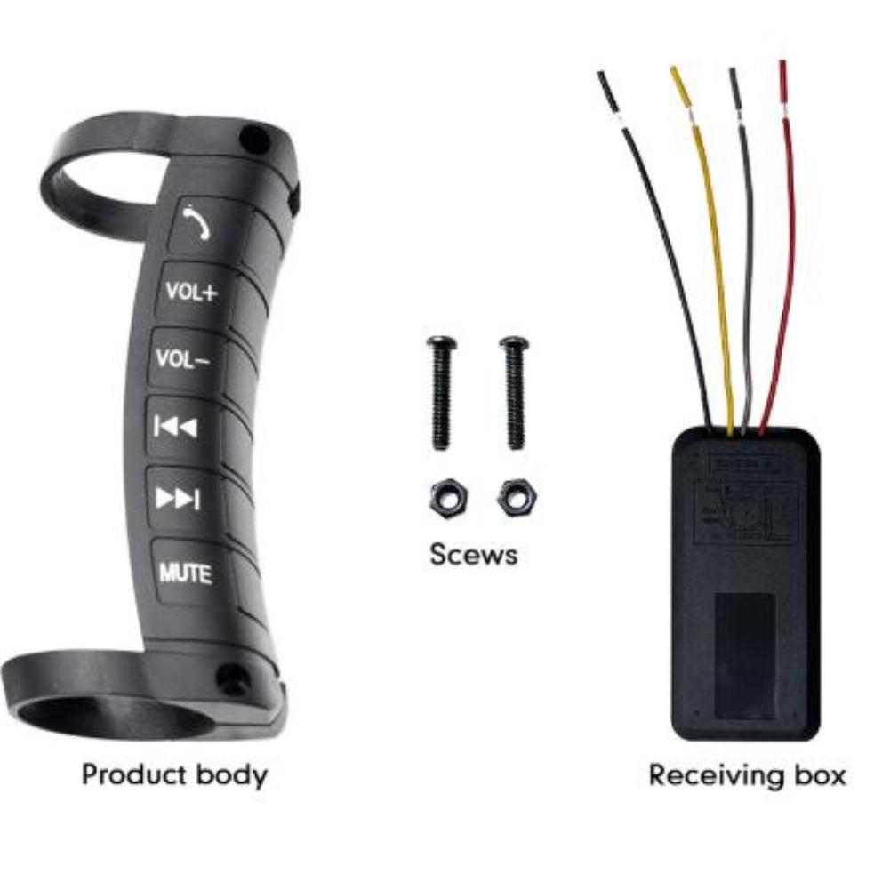 Steering Wheel Button Remote Control Wireless Multifunction for 2 Din DVD Compatible with Most Vehicle Models Direct Replacement