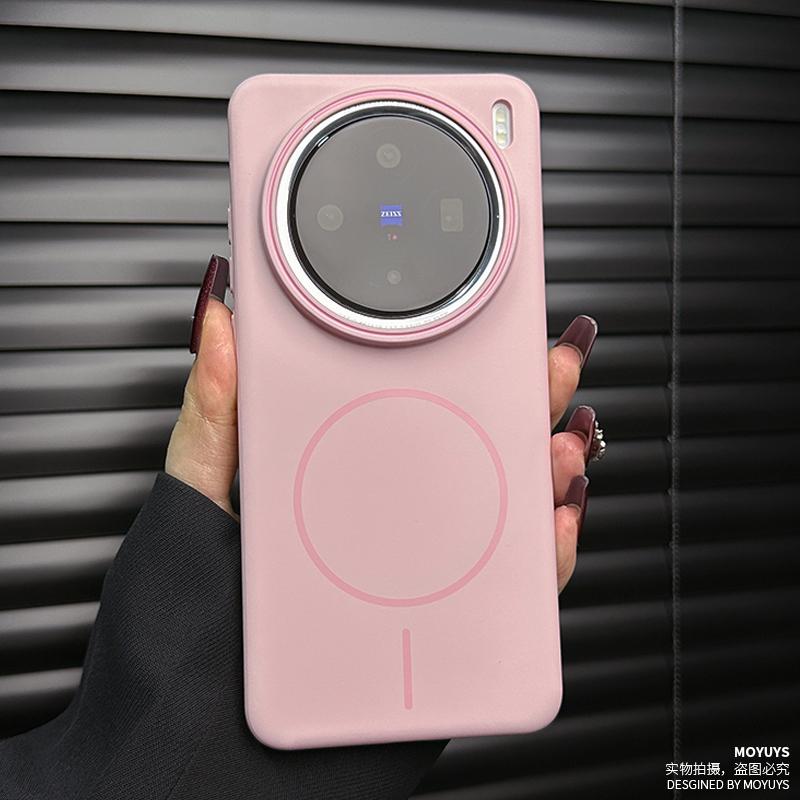 Applicable to vivox111 mobile phone case new magnetic suction vivo x111pro large hole x111pro mini ultra-thin grinding