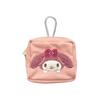 Hatakeyama Shoji Sanrio Mini Pouch with Carabiner, 3D Appliqué Embroidery, Character Accessory Case,