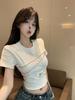 Tshirt For Women Oversize Summer Casual Pure Fabric With Embroidery For Fashion Enthusiasts