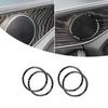 Carbon Fiber Speaker Ring Trim Cover For Mercedes Benz W205 C180 C200 GLC PA DD