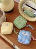 Cute Canvas Sanitary Pad Storage Bag Adorable Portable Large Capacity Purse For Girls