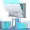 Standard Window Unit Air Guide Plastic Wind Redirector Tool Free Mounting Safe Vent Cover Upgrades For Home Office Use