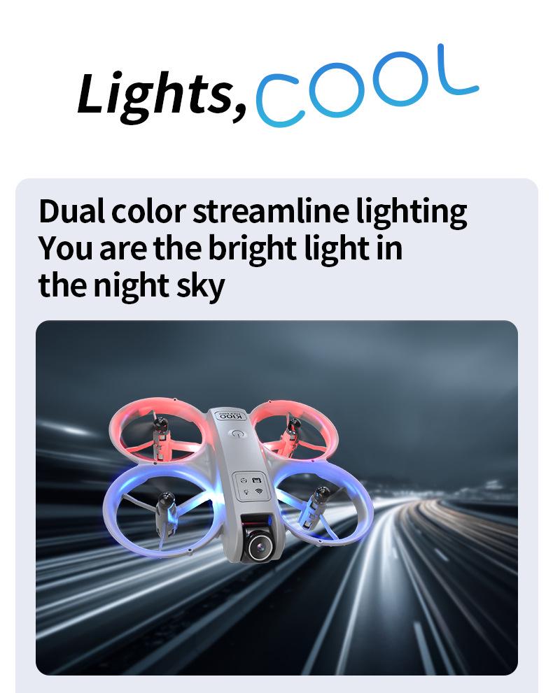 K100max GT3 Drone: Mini Dual-Camera Quadcopter with Optical Flow & Full Protection for Aerial Photography.