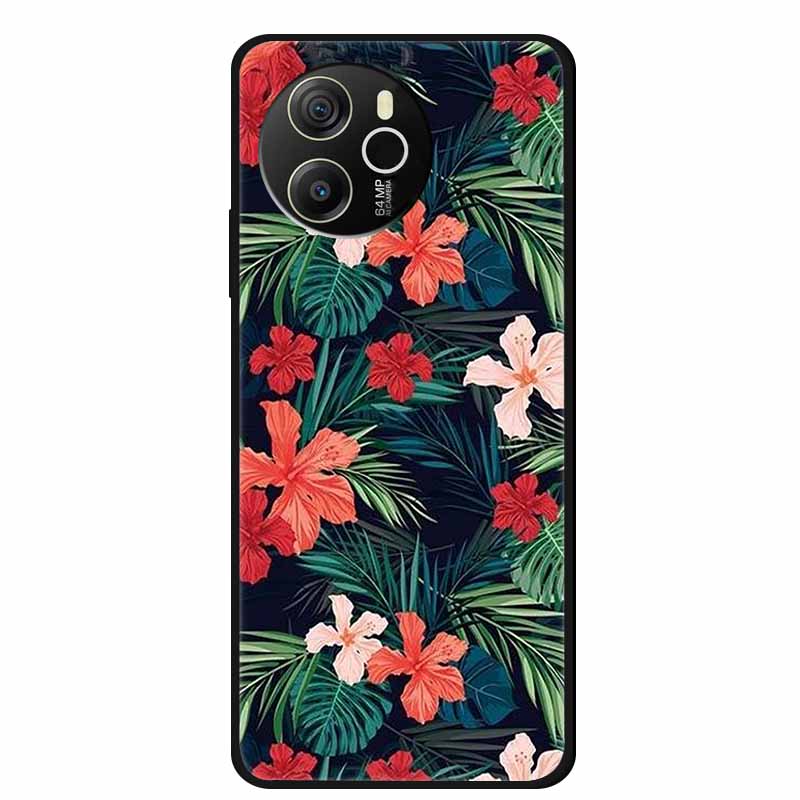 For Oscal Tiger 12 Phone Case Painted Soft TPU Silicone Cases Blackview Oscal Tiger12 4G Fashion Bumper Capa Original Back Cover