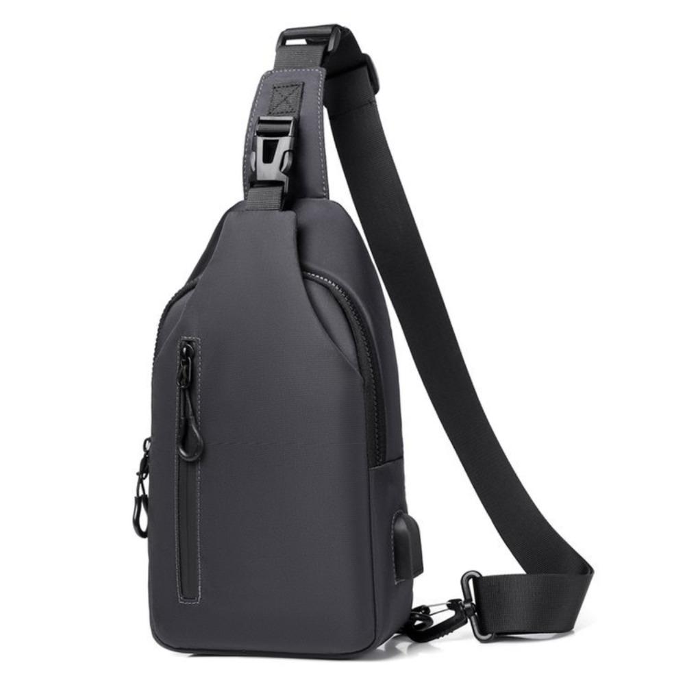 

Large Capacity Chest Bag Nylon Men Handbag Fashion Shoulder Bag Travel чёрный