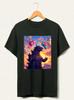 Retro Godzilla It's My Birthday T-Shirt, Kaiju Monster Tee, Japanese Art Graphic Shirt, Funny Party, Gift Idea, Unisex Anniversary Shirt