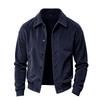 Herren Cordjacke Reverskragen Knopfleiste Seitentasche Vintage Amerikanisch Retro Lässige Oberbekleidung Herbst Winter Tägliche Jacken
