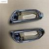 Front Bumper Fog Lights Lamps Frame Decoration Cover Trim For Toyota Camry XV70    ABS Chrome Accessories Exterior