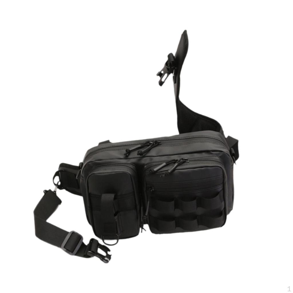 Fishing Tackle Bag Chest Pack Carry Case Storage Lure Gears for