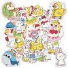 35pcs-70pcs Fun Food Stickers Cartoon Christmas Animal Stickers  Stickers For Guitar DIY Skateboard Laptop Luggage Decor