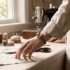 Elegant Sewing Machine Bracelet Metal Finger Ring New Adjustable Cuff Bracelet  Daily