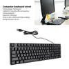 K1800 Wired USB 104 Keys Minority Language Keyboard Wired USB Gaming Keyboard for Home Plug and Play Keyboard, Keyboard, Russian/Spanish/French/Wired