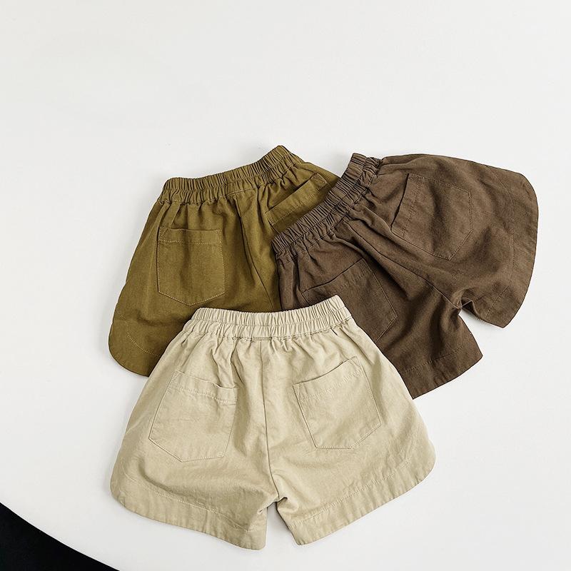 Retro Pants Children's Shorts Summer Boys' Five Quarter Pants Girls' Korean Pants